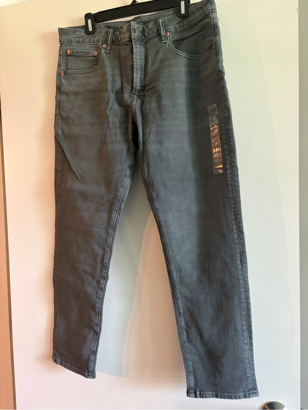 NWT - NW - American Eagle Men's "Real Good" Denim Jeans - Slate Gray
